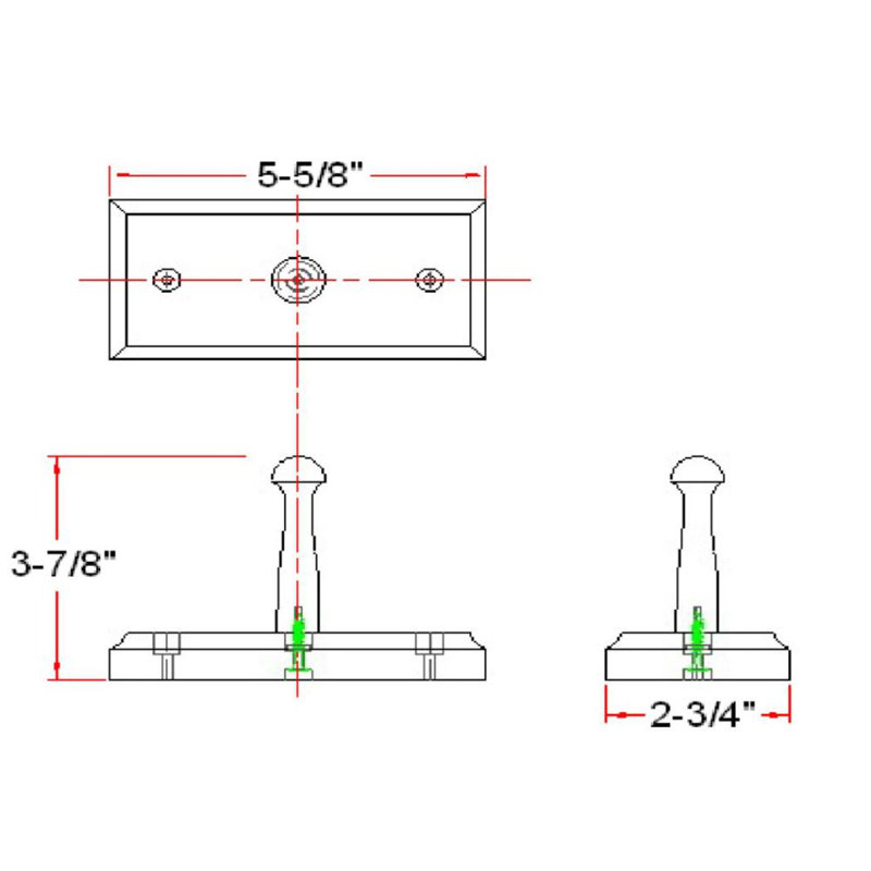 Dalton Triple Robe Hook in Honey Oak