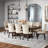 Lydon 8 - Person Extendable Double Pedestal Dining Set