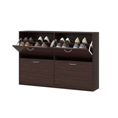 24 Pair Shoe Storage Cabinet