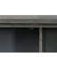 Console Velika au fini gris patiné avec 1 compartiment de rangement ouvert