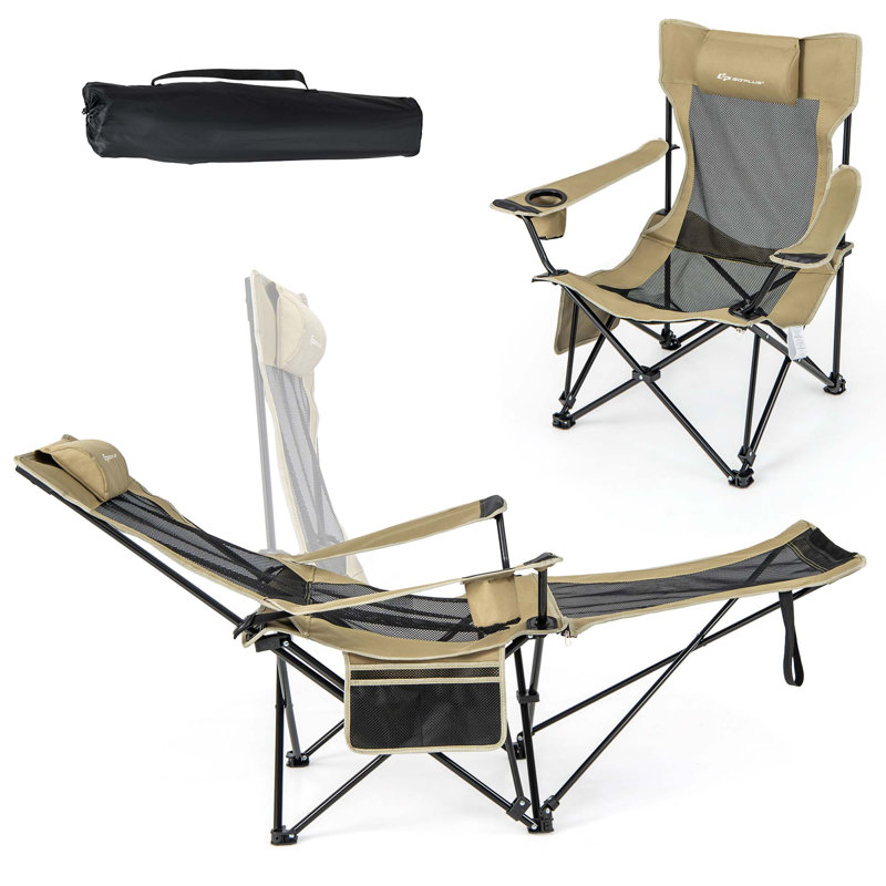 Chaise de camping pliante , Kaki