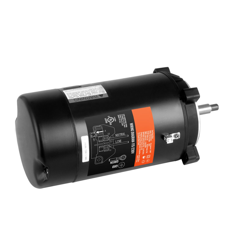Moteur de pompe de piscine 1 HP VEVOR, moteur de remplacement de cadre 56J à haut rendement et fonctionnement silencieux