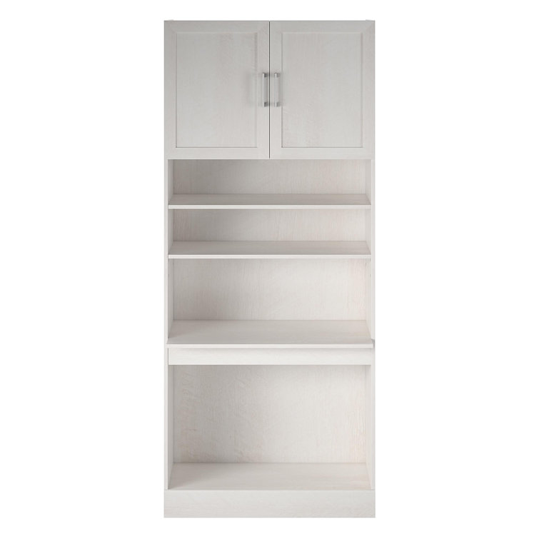 Closet Evolution 30 in. W White Corner Unit Wall Mount 6-Shelf