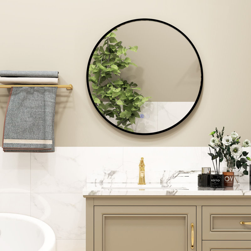 Round Wall Makeup / Shaving Mirror