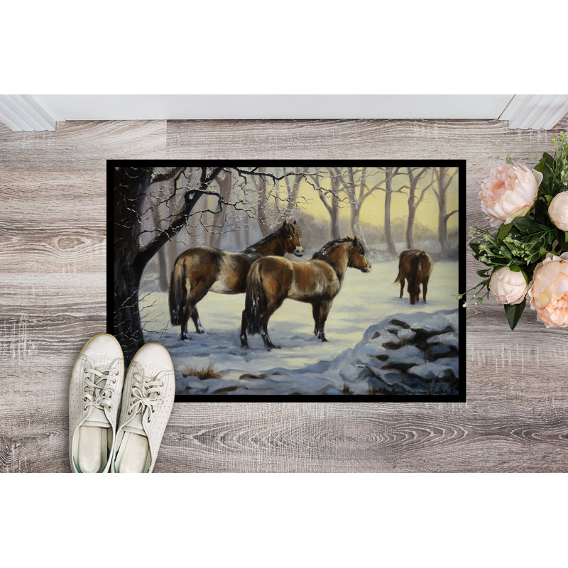 Non-Slip Outdoor Doormat, Rectangle 1'6" x 2'3"