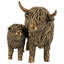 Sculpture bronze Highland Cow