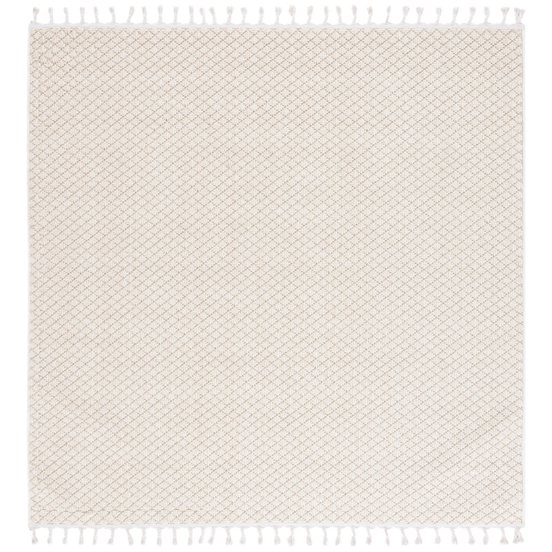 Michellene Performance Geometric Rug, Square 6'7"