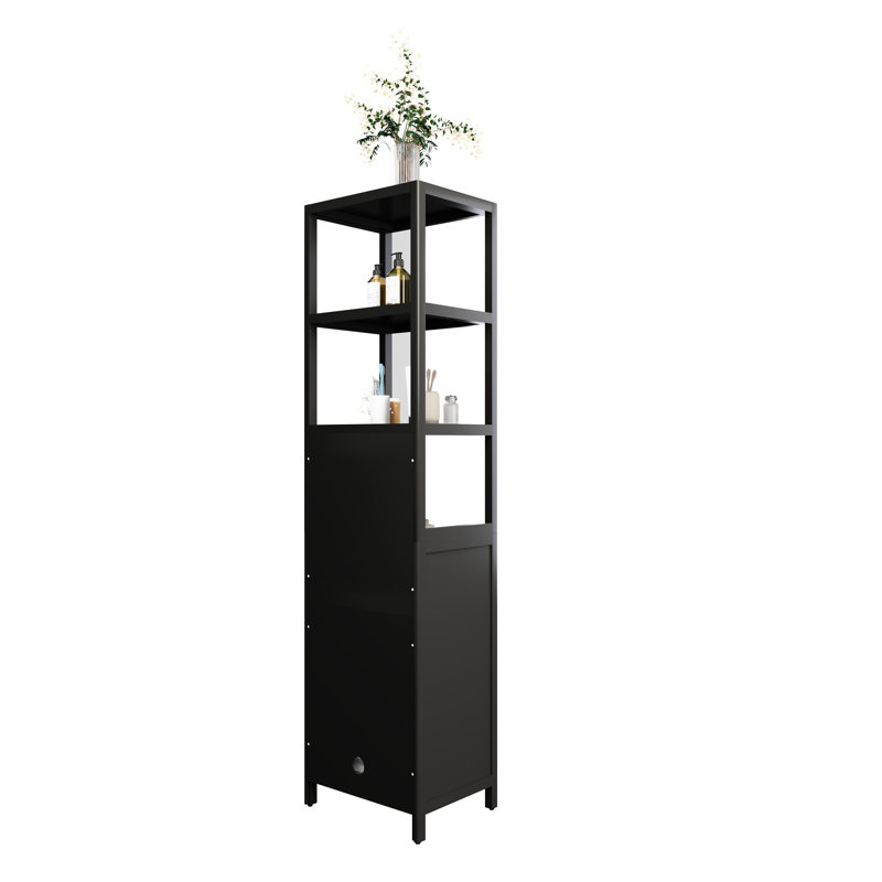 Freestanding Linen Tower Cabinet