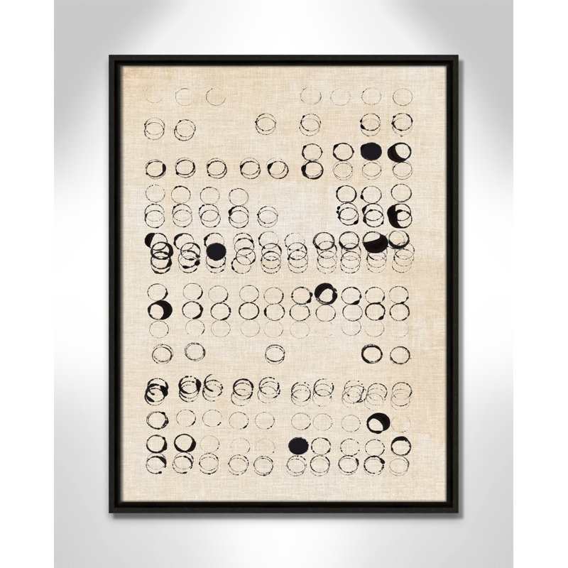 Victorine Dots and Dots Print par, Espresso, H 25,5 po x l 19,5 po