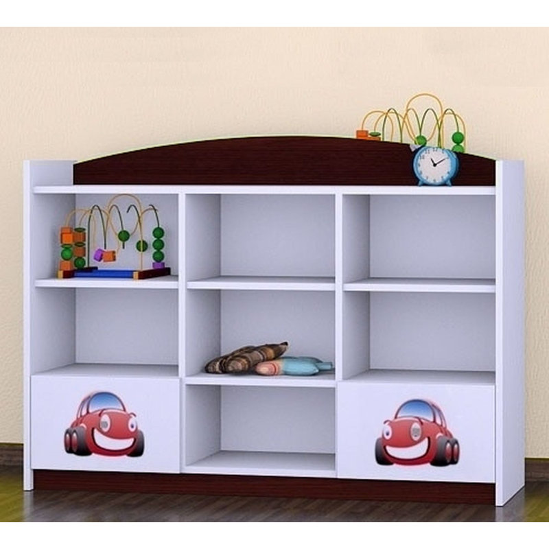 Ingrid 92cm H X 129cm W Transportation Kids Cube, Wenge