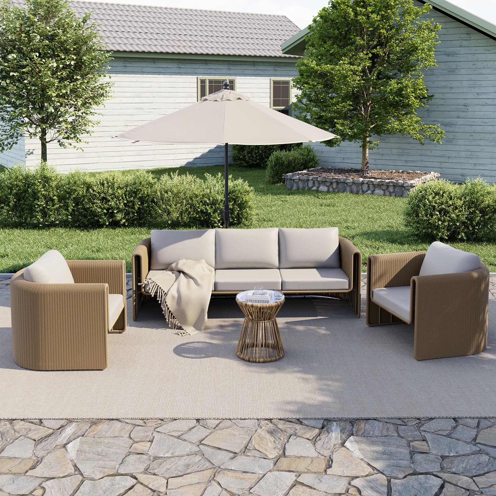 Lenore 5-Person Patio Seating Group