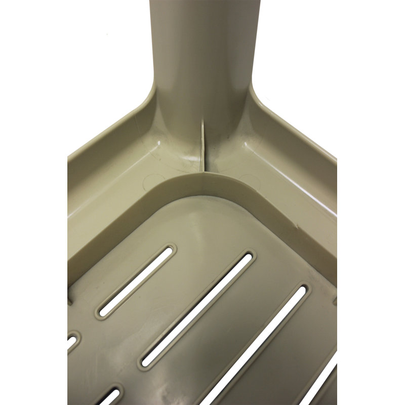 Table d'appoint pliante en plastique vert Hunter, Amande, 17" H x 16" L x 17" D