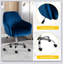 Chaise d'appoint Chaise de loisir moderne avec hauteur de velours réglable et roulettes réglables-9678530