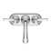 Saxton Double Handle Centerset Faucet Bathroom Faucet with Drain Assembly