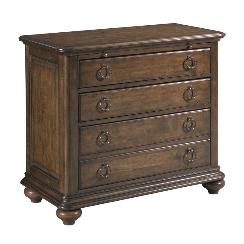 Table de chevet 4 tiroirs Skylinn