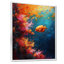 «Blue Orange Coral Marine Fish Life I» - décoration murale art corail-580413845-752323951