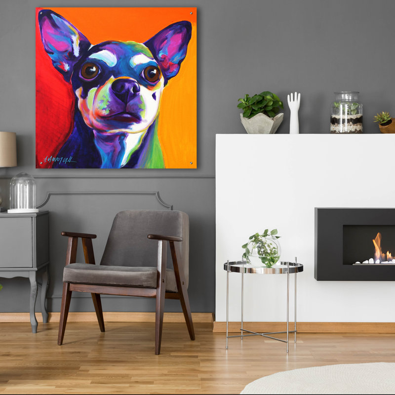 "Chihuahua - Dolce" par Dawg Painter, H 36 po x l 36 po x P 0,2 po