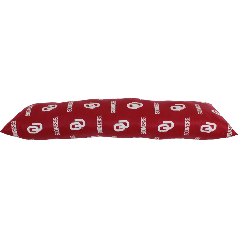 100% Cotton Lumbar Pillow, Oklahoma Sooners