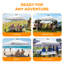 Pavillon escamotable 10 pi X P 10 Auvent en métal-47866916