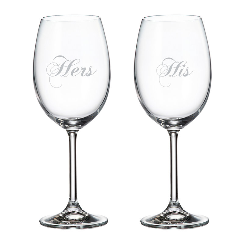 Vin rouge His & Hers 450 ml / 15,25 oz - 2 pièces