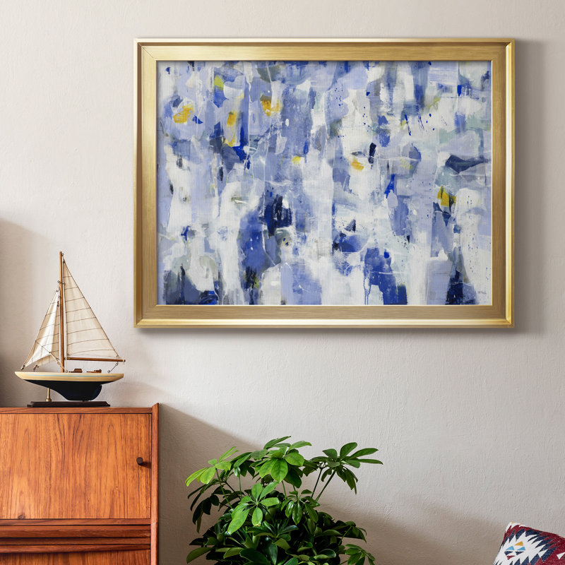 Impression sur toile, "Passing Through", Toile encadrée dorée, H 22,5 po x l 30,5 po x P 1,5 po