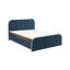Bevens UPHOLSTERED BED BLUE-516533415