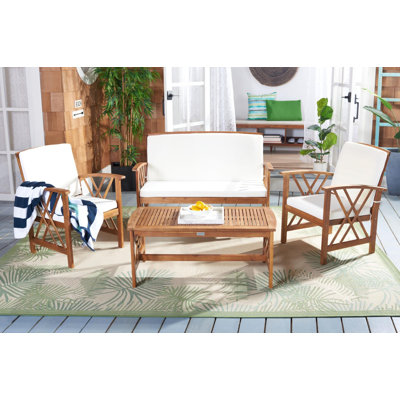 4-Sitzer Lounge-Set Aana mit Polster