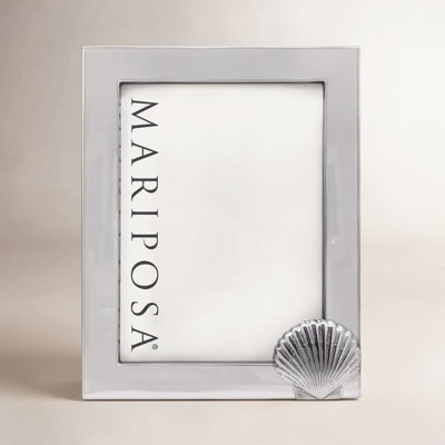 Seaside Silver Metal Picture Frame