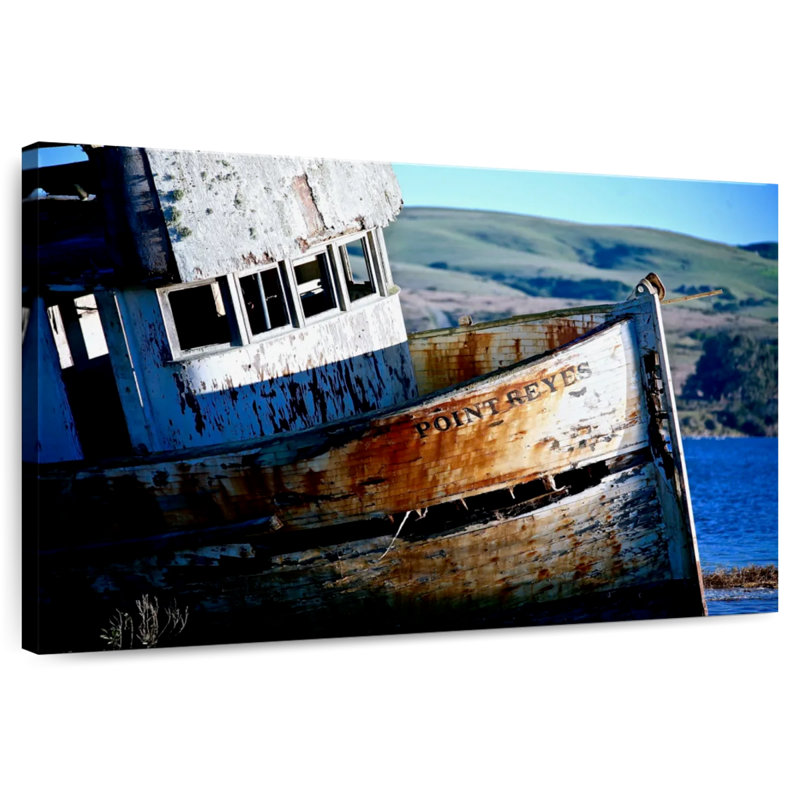Bateau rétro Mehar Point Reyes, H 26 po x l 39 po