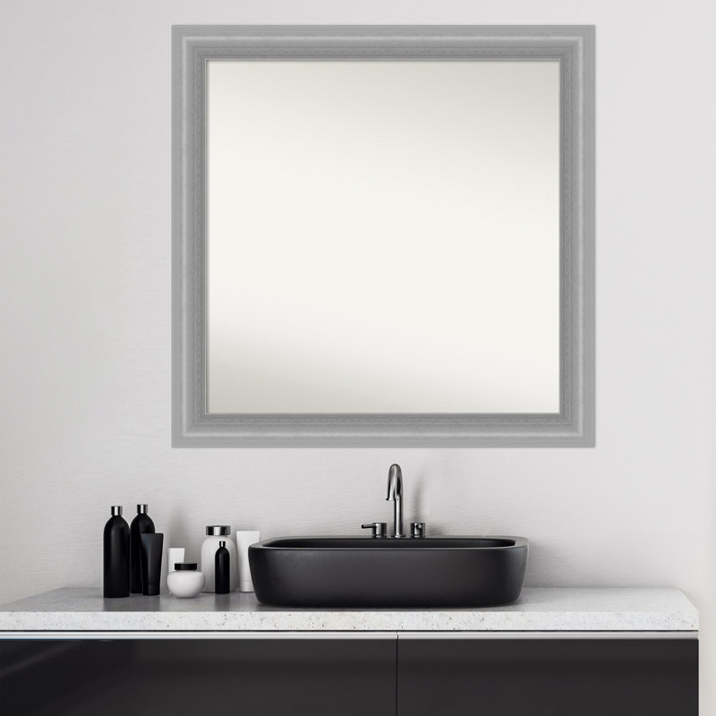 Miroir de salle de bain mural non biseauté Peak, 30,5 po x 30,5 po