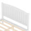 Lit plateforme double, lit plateforme en bois massif avec lattes de soutien et structure solide, sans sommier tapissier, blanc-121067033-121067032
