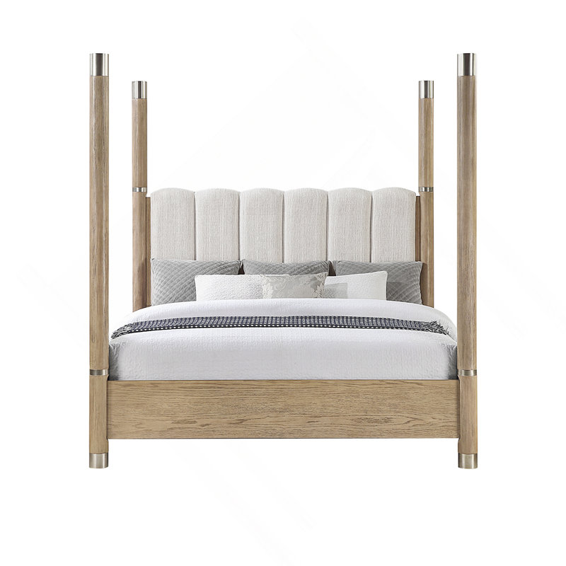 Lit brun Sarai Premium, Grand lit