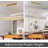 Jaylnn 60 - Light 54’’  Crystal Dimmable LED Kitchen Island Rectangle Chandelier(Includes 60XG4 Bulbs)-1851897168