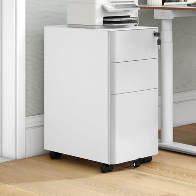 45 cm W 3 -Drawer Wheels / Casters included Mobile Filing Cabinet