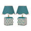 Lampe de table en céramique Valentina-130120197-130120199
