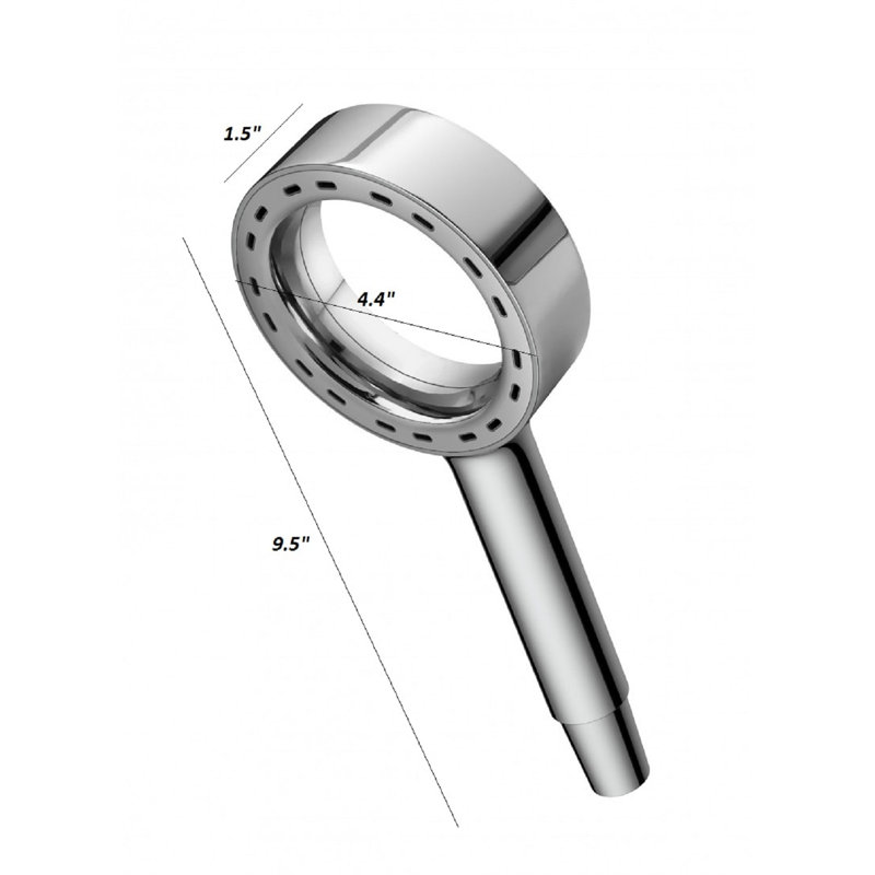 Ecotech Full/Standard Handheld Shower Head, Polished Chrome