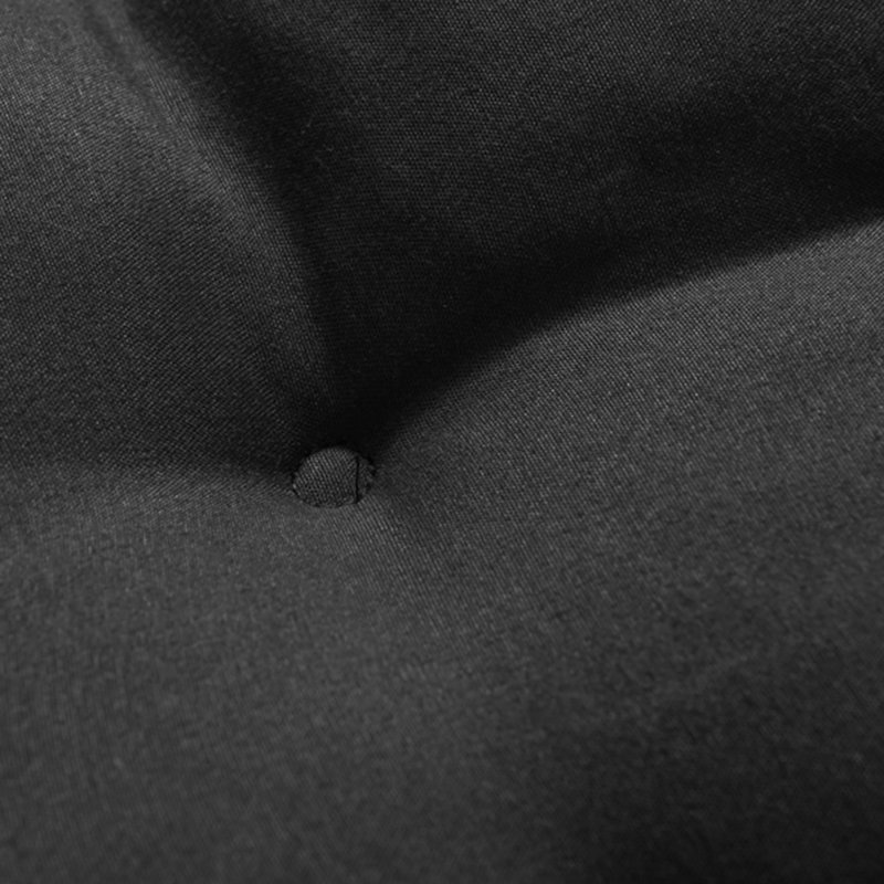 Coussin de siège d'extérieur, Noir
