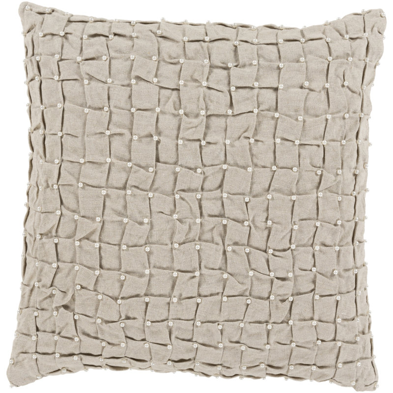 Diana Linen Pillow Cover, Gray\Neutral