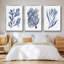 Seaweed Under Water I, ensemble de 3 toiles encadrées sur toile-97706823-97706822