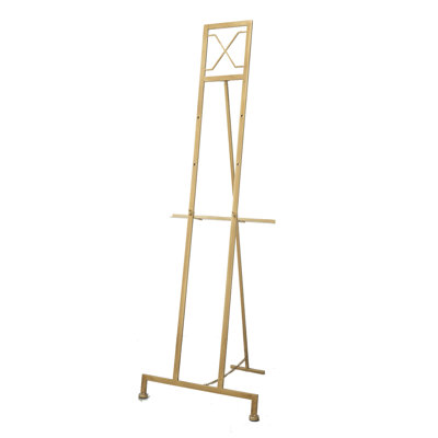 69.7" H x 20.1" W x 20.1" D Jayme A&B Home Metal H-Frame Easel
