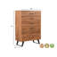 Commode en bois massif Keerat
