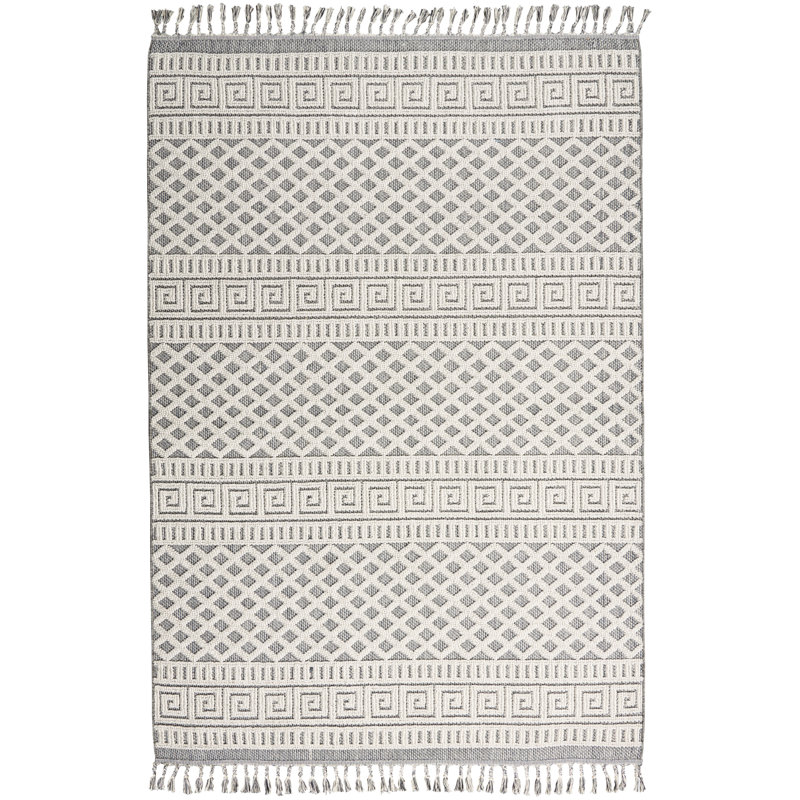 Tapis ivoire Mabelle, Rectangle 5 pi 3 po x 7 pi 11 po