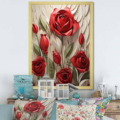 Red Rose Beauty - Roses Wall Art