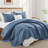 Embossed Microfiber Quilt Coverlet Set-124685105-124685118