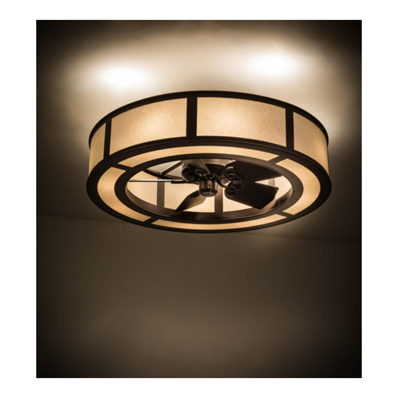 Smythe Craftsman Downrod Flush Mount
