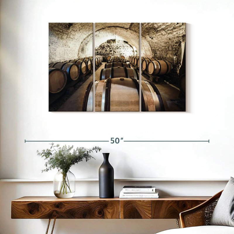 Yarlin Ancient Wine Cellar, 24" H x 38" W