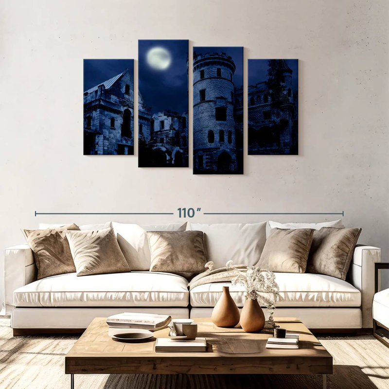 Gothic Architecture, 48" H x 75" W