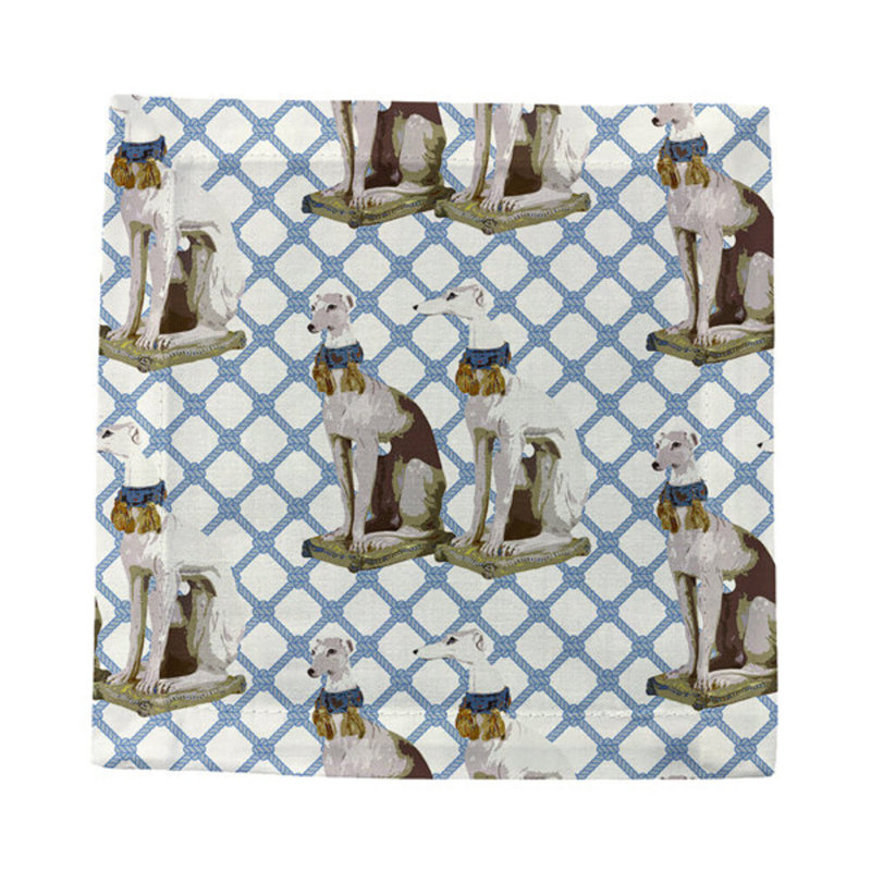Regal Greyhound Square Napkins, 6" W x 6" L, Wyeth