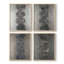«Stacked Halos I», ensemble de 4 reproductions encadrées-2120872455-2120872454