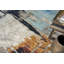 Picasso hand-knotted Wool/Silk Blue Area Rug-1365897191